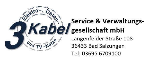 3Kabel Service und Verwaltungs GmbH - Wir sind die qualifizierten Experten der Inhouse-Installationen für Glasfaser (FTTH) und Kabel-TV Netze.
